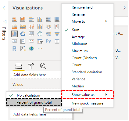 Power BI Pie Chart 1-16