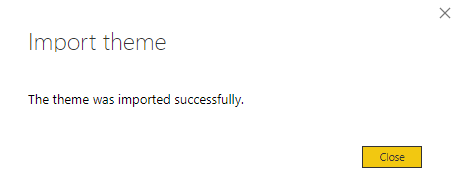 Power BI Themes Example 3