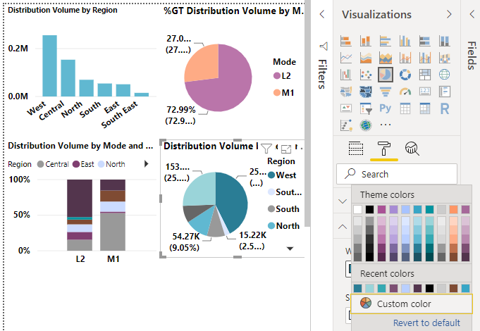 Power BI Themes Example 2