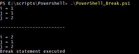 Outer Loop Example 5