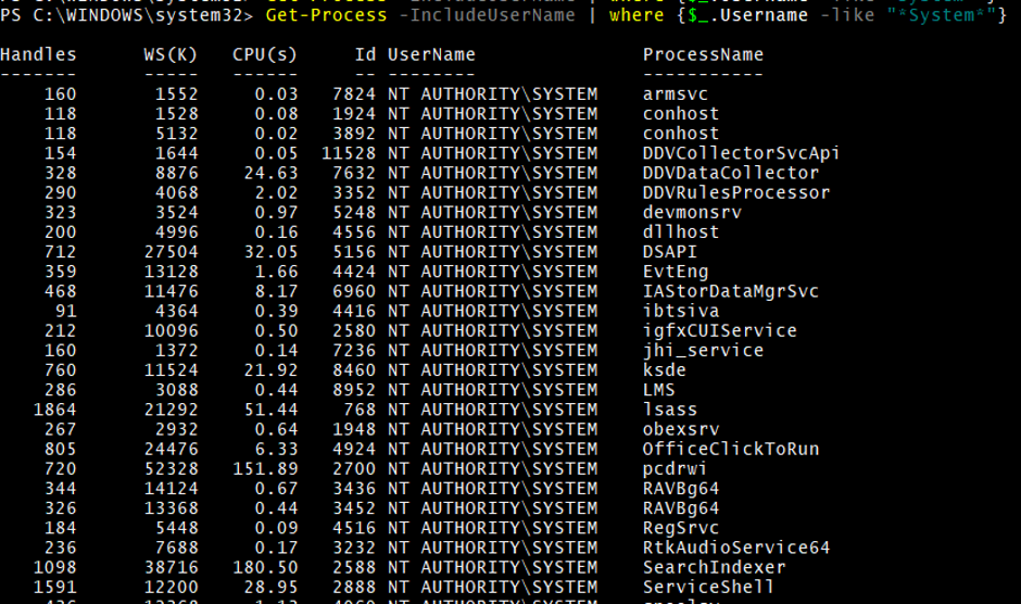 IncludeUserName command.
