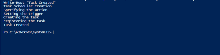 Powershell scheuled1