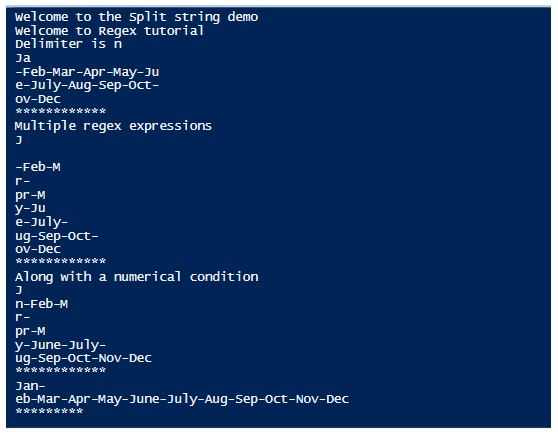 Powershell split string 5