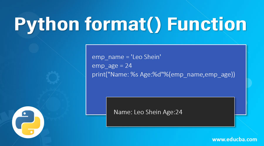 Python-format()-Function
