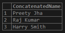 SQL String Operators-1.4