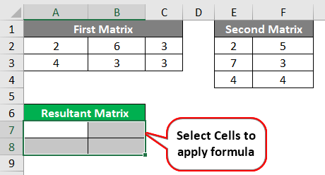 Selecting cells