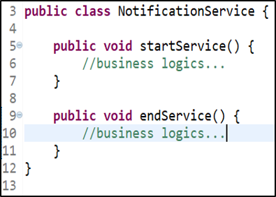 Spring AOP - Code Snippets 1