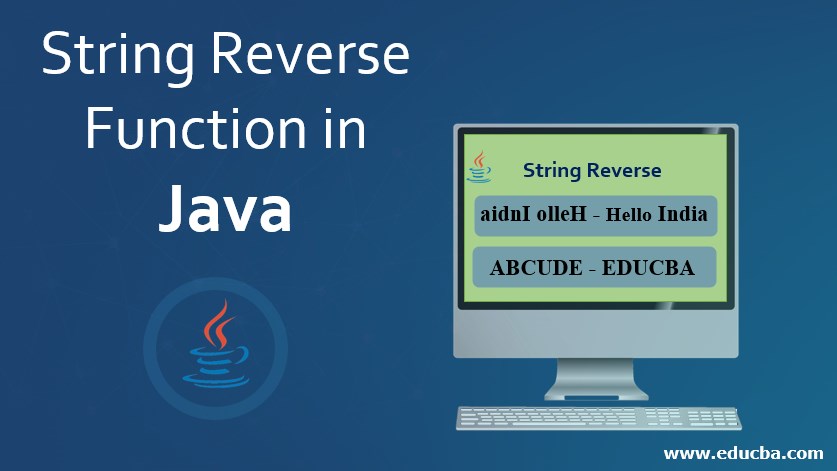 String Reverse Function in Java