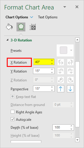 Surface Charts in Excel 1-6