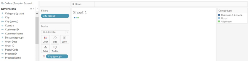 drag group to the color section