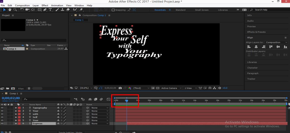 Typography in After Effects - 13