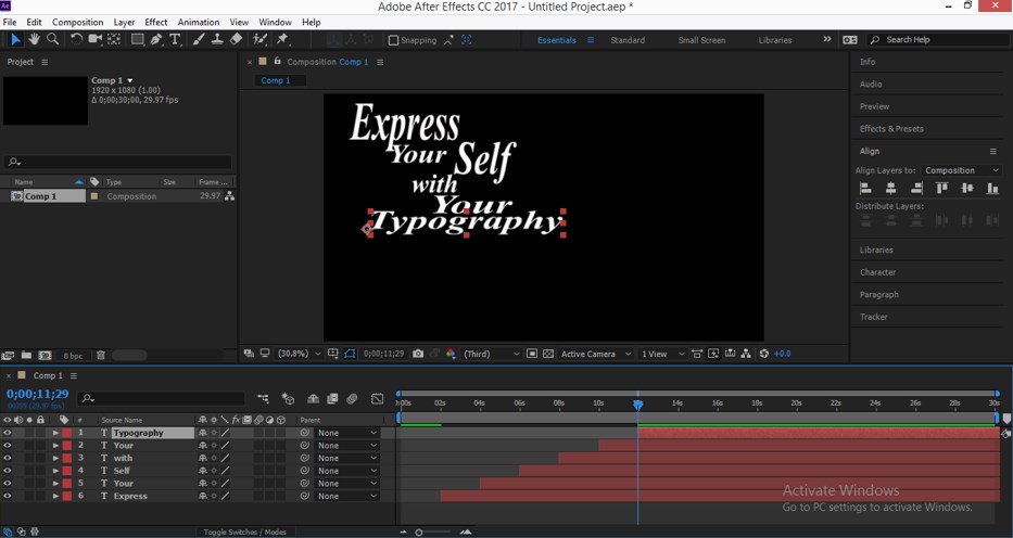 Typography in After Effects - 14