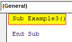 VBA LBound Example 3-1