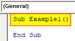 VBA Object Required Example 1-2