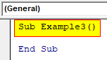 VBA Replace String Example 3-1
