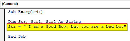 VBA Replace String Example 4-3