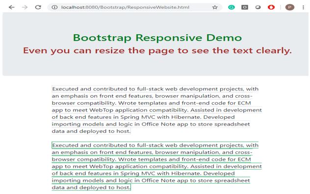 bootstrap responsive 2