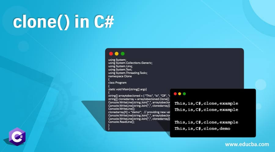 clone() in C#