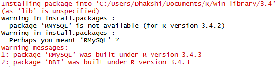 Package for Data Import