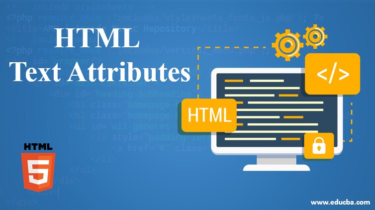 html text attributes