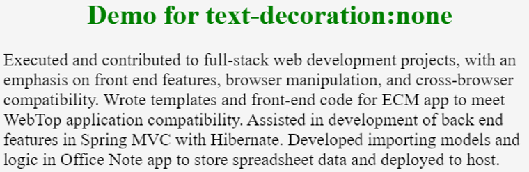 html text decoration -example 1