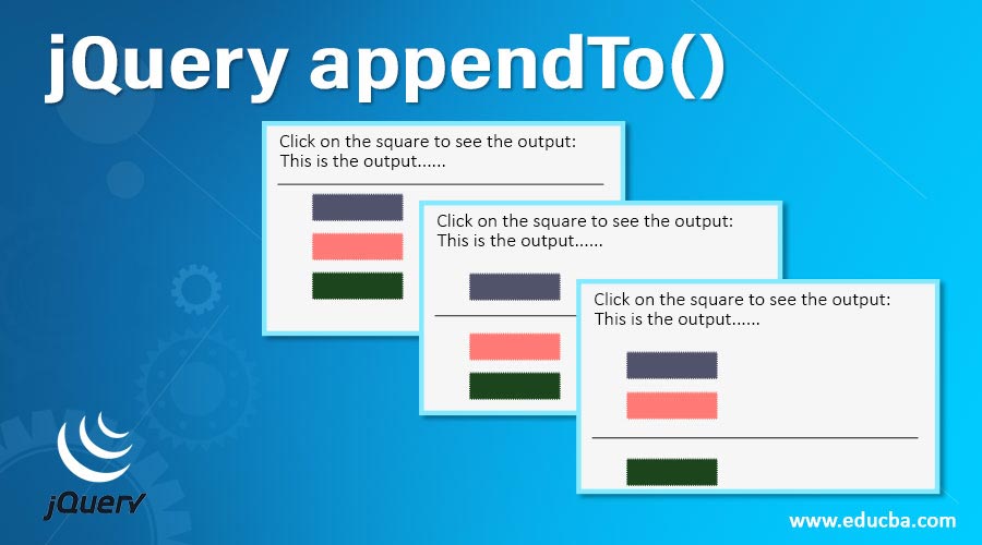 jQuery-appendTo()