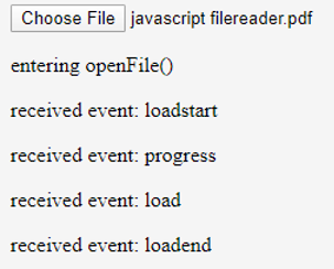 javascript filereader output 2