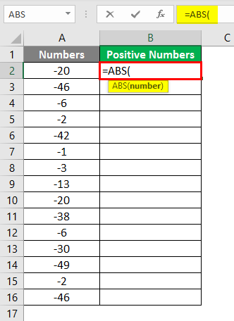 Negative numbers into Positive 4-2