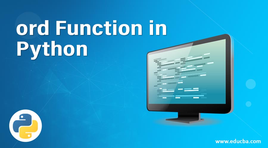 ord Function in Python