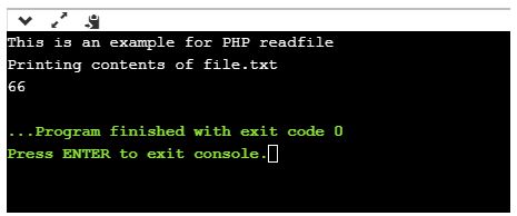 php readfile 1