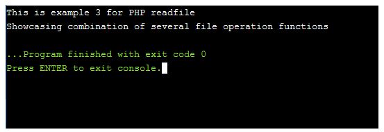 multiple file read functions