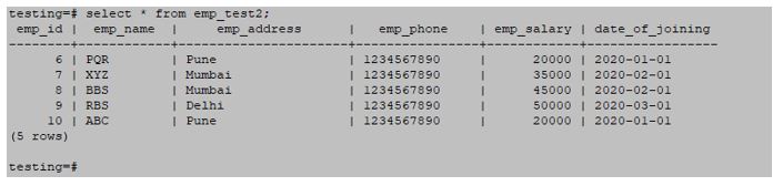 select * from emp_test2;
