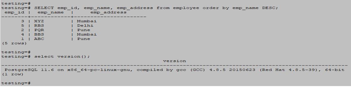 sort rows with single column