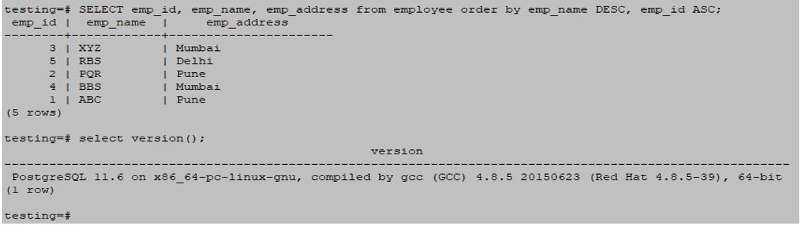 sort rows with multiple columns