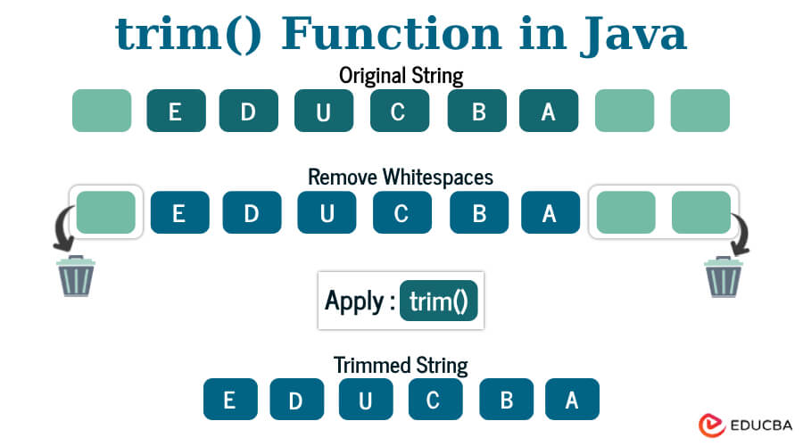 trim() Function in Java