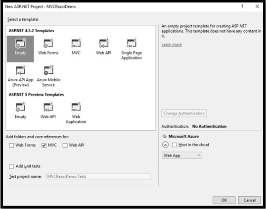 ASP.NET Razor output 2
