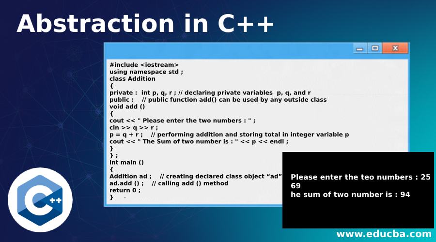 Abstraction in C++