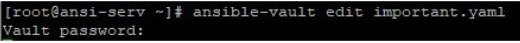 Ansible Vault output 7