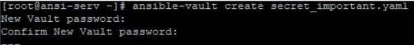 Ansible Vault output 9
