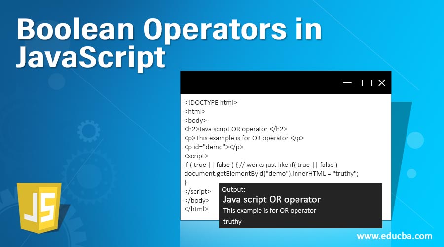 Boolean Operators in JavaScript