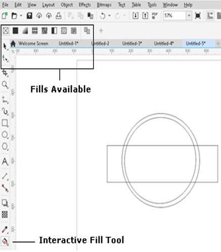 Using Interactive Fill Tools