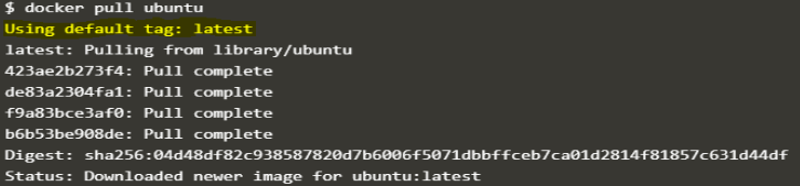 Docker Images output 4