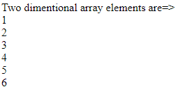 Two-dimensional array