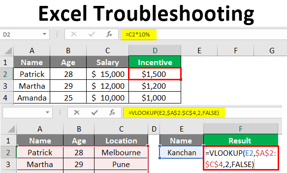 Excel Troubleshooting