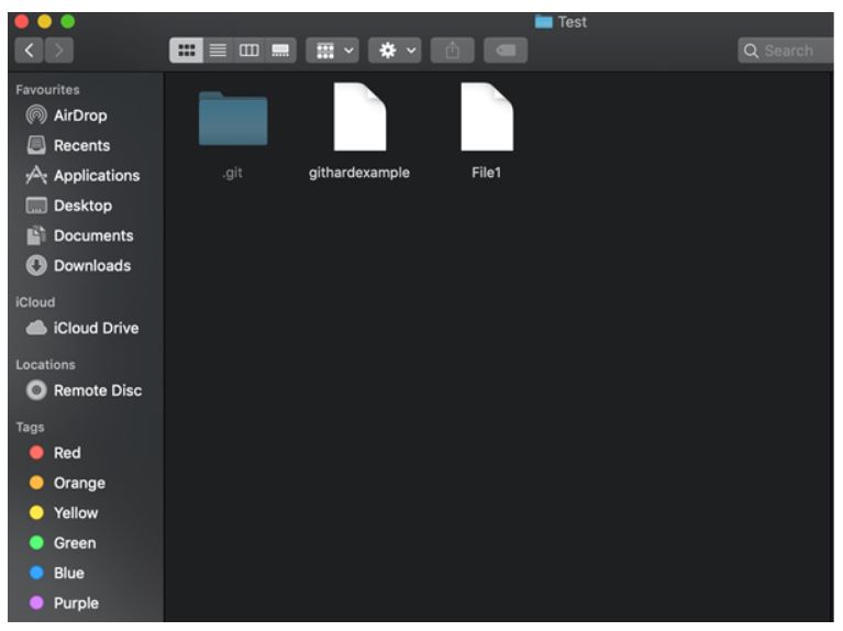 File2 has been removed.