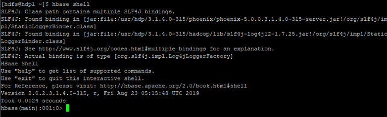 HBase Shell Commands - 1