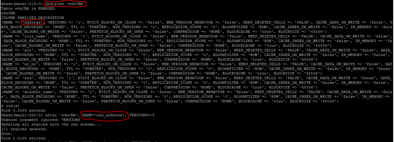 HBase Shell Commands - 15