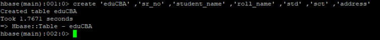 HBase Shell Commands - 5