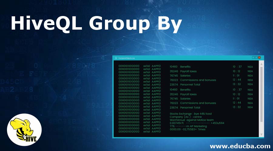 HiveQL Group By