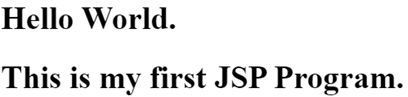 JSP in Java Example 1